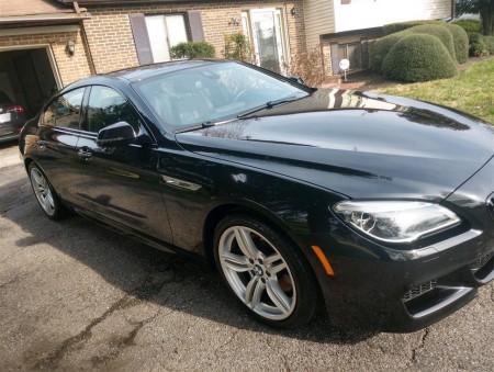 BMW 650i Gran Coupe vehicle lease takeover Washington DC